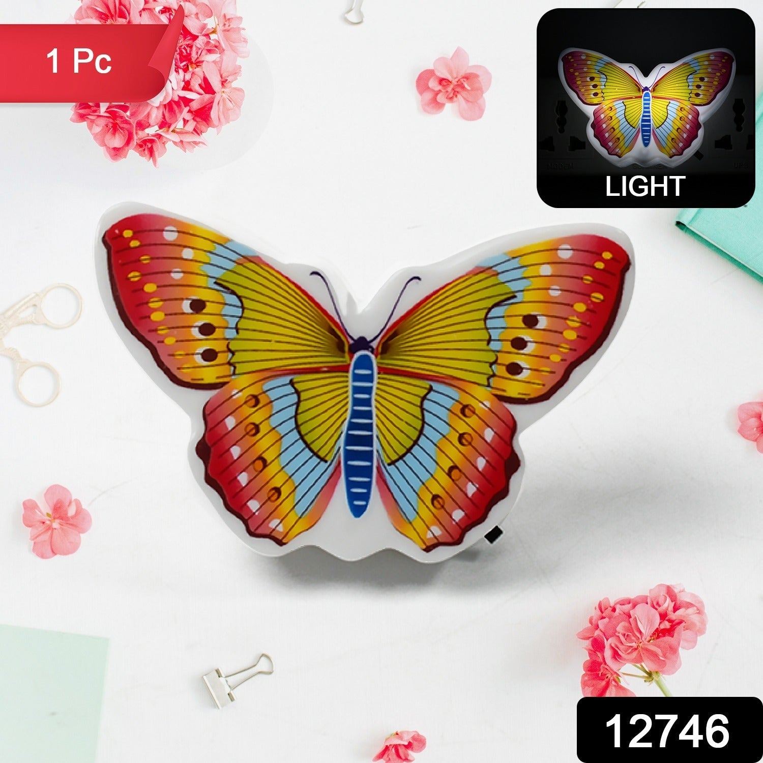 Night Light Comes with 3D Illusion Design Suitable for Drawing Room, Lobby, Energy-Saving, Light LED Decorative Night Light (1 Pc) - Bhavnagar Deodap