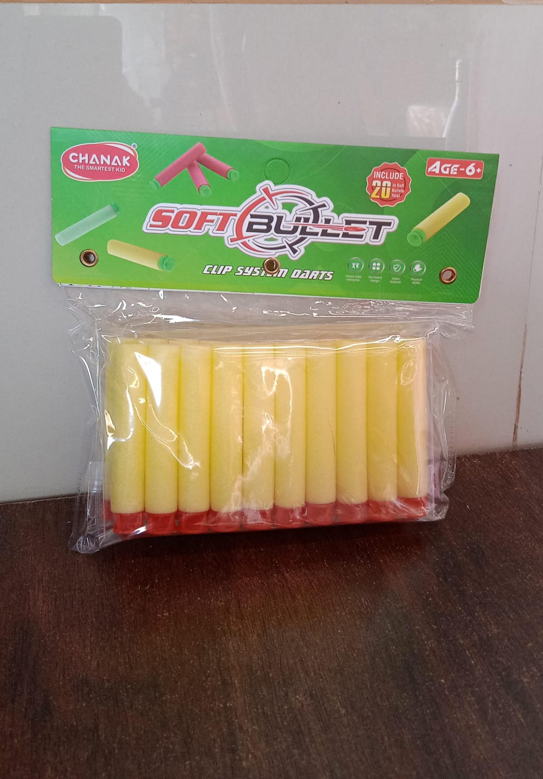Refill Bullet Darts Soft Round Head Blasters Kids Toy for Gun (20 Pcs Set) - Bhavnagar Deodap