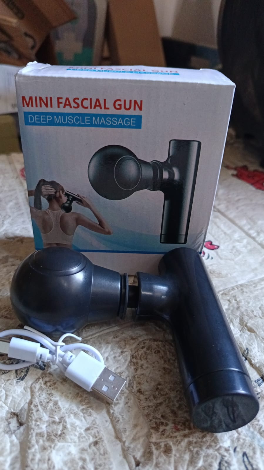 Black Mini Pocket Size Massager, Full Body Massager, Cordless One Button Operation for Body Pain & Relaxation - Bhavnagar Deodap