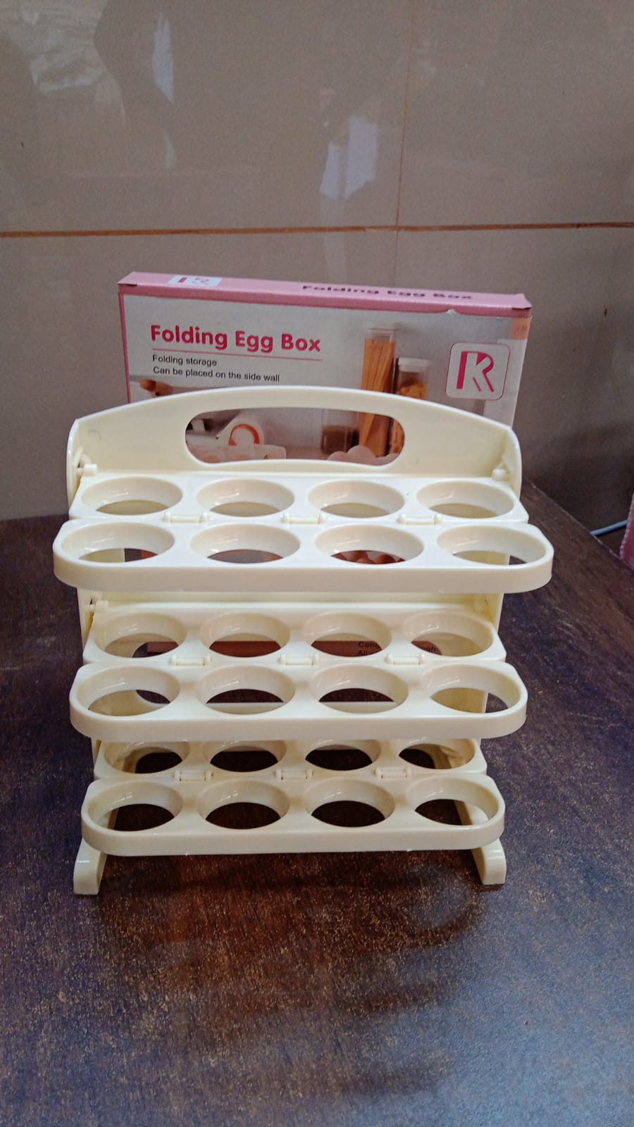 24 Grid Egg Storage Box (1 Pc)