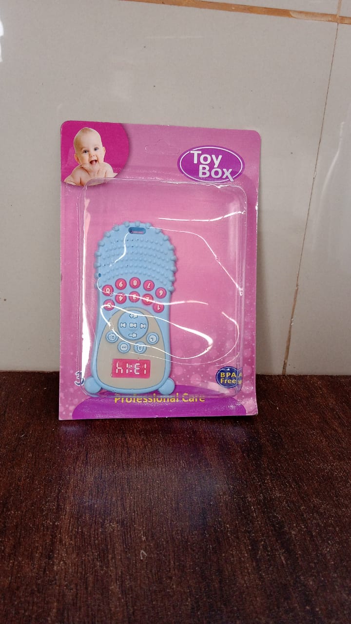 Silicone Remote Shape Baby Teether (1 Pc) - Bhavnagar Deodap