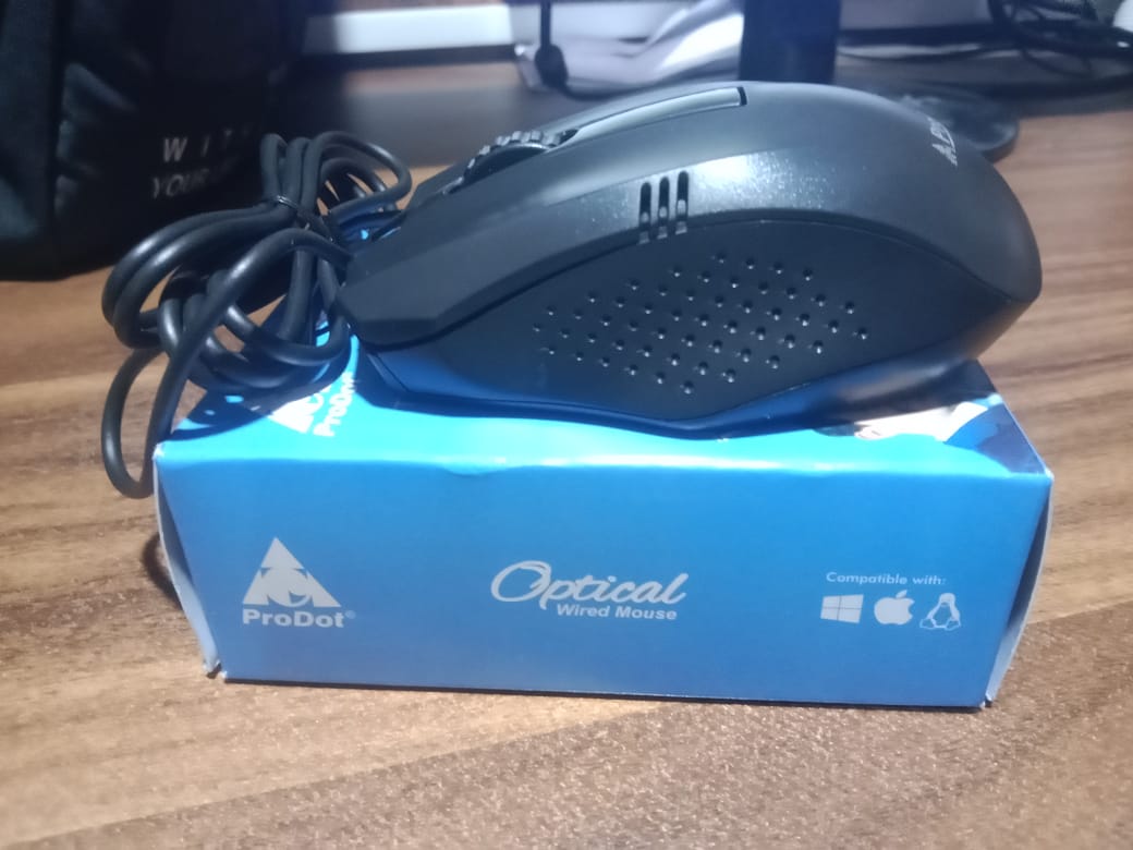 Computer / Laptop Wired Optical Mouse (1 Pc) - Bhavnagar Deodap