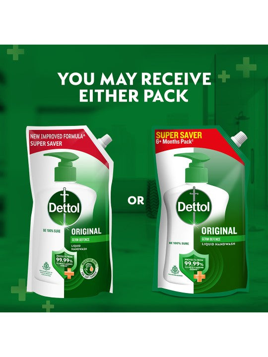Dettol Original Liquid Hand Wash Refill Pouch - 675ml - Bhavnagar Deodap
