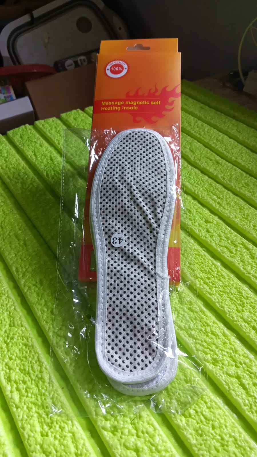 Massage Magnetic Self Heating Insole Shoe, Heating Insole for Women Men - Unisex Warm Insole - Thermal Insoles - Tourmaline Self Heating Shoe Inserts - Warm Shoe Pad (1 Pair) - Bhavnagar Deodap