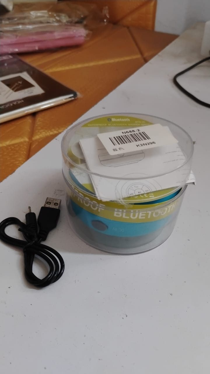 Mini Waterproof Hands-Free Bluetooth Speaker with MIC Suction Cup (1 Pc) - Bhavnagar Deodap