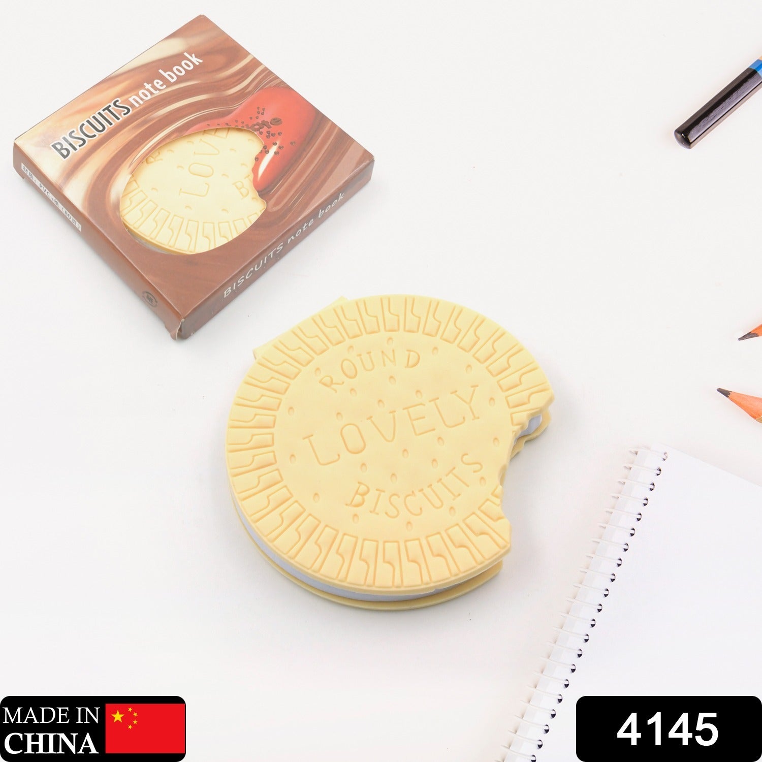 Round Biscuits Diary Notebooks Original Biscuits  Smell  Writing Practice Book Early Learning Copybook Premium Biscuits  Book ( 1Pc Book ) - Bhavnagar Deodap