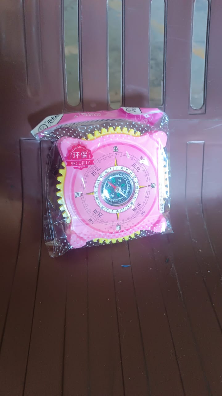 2-in-1 Navigation / Direction North-South Compass with Clock (1 Pc) - Bhavnagar Deodap