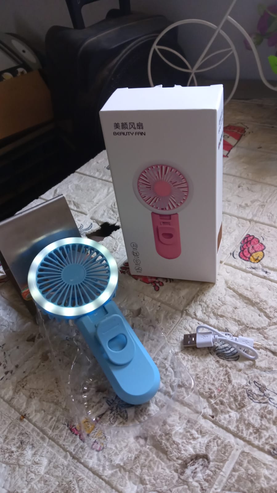 Clip Fan With Light, home, kitchen, Office Portable Fan, Rechargeable Fan - Bhavnagar Deodap