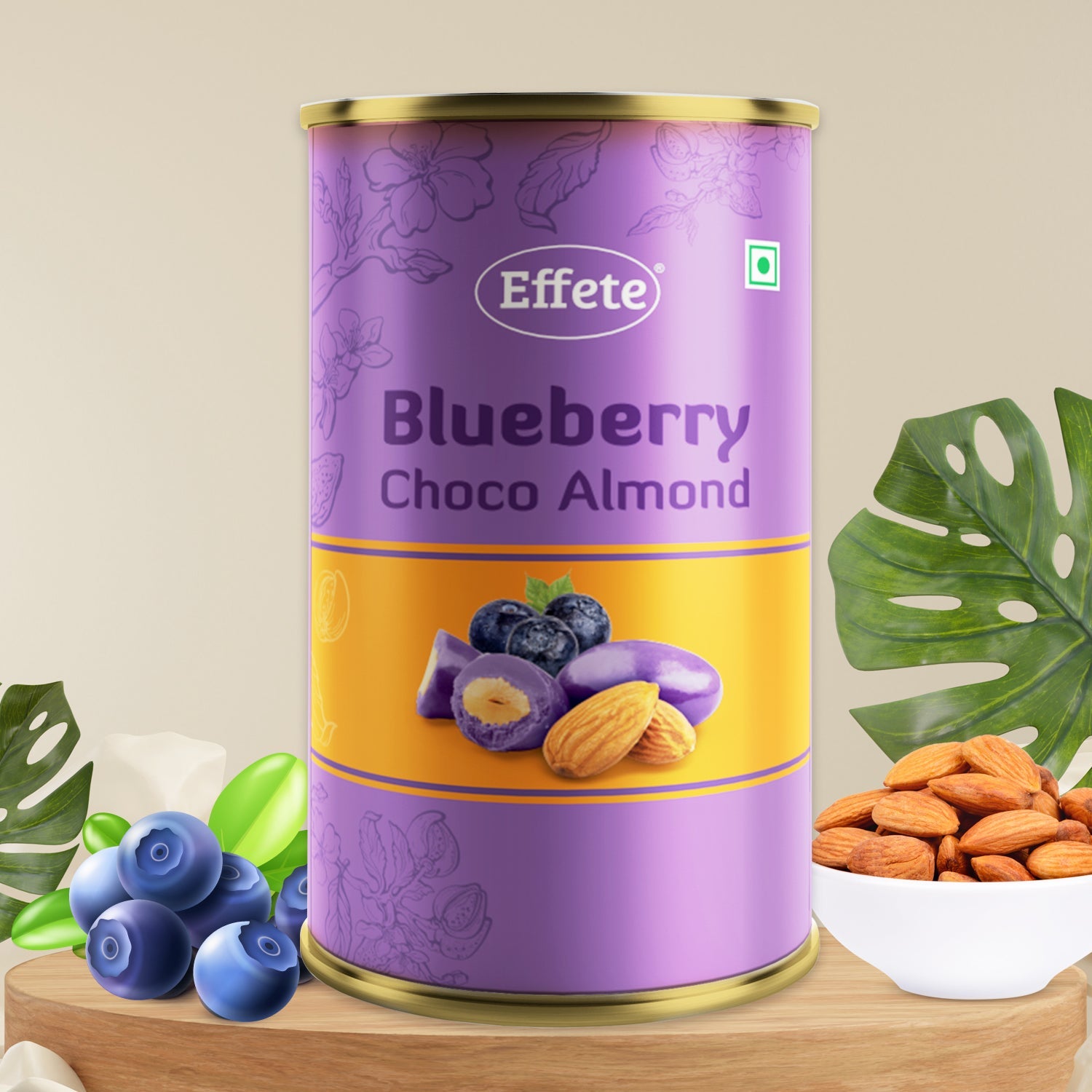 Blue Berry Choco Almond Chocolate (96 Gm) - Bhavnagar Deodap