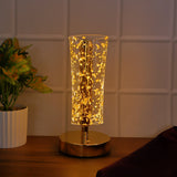 Luxury Golden Crystal LED Table Lamp (1 Pc)