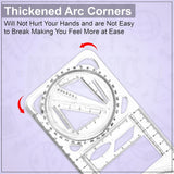 Multi-Functional Geometry Drawing Tool (1 Pc)