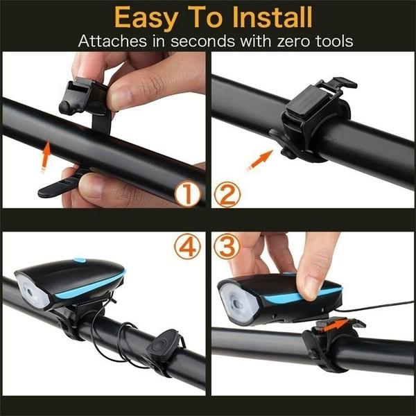 Rechargeable Bicycle LED Bright Light (1 Pc) - Bhavnagar Deodap