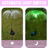 Solar-Powered Fiber Optic Garden Light - (1 Pc)