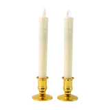 Set of 2 LED Flameless Taper Candles