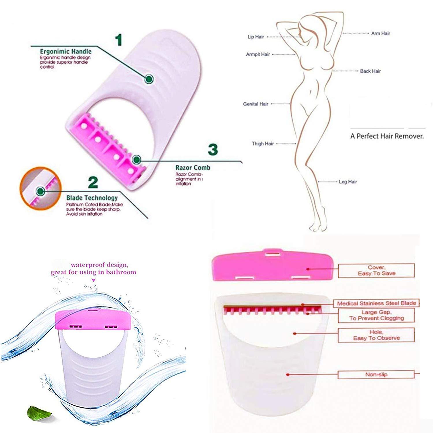 Disposable Body Skin Hair Removal Razor for Women  Pack of 6 - Bhavnagar Deodap