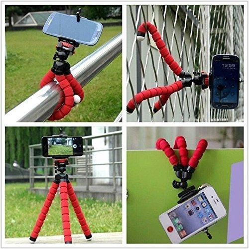 Portable Mini Octopus Tripod Stand with Phone Holder for Live Selfie, Mobile Phone Portable and Adjustable Stent - Bhavnagar Deodap