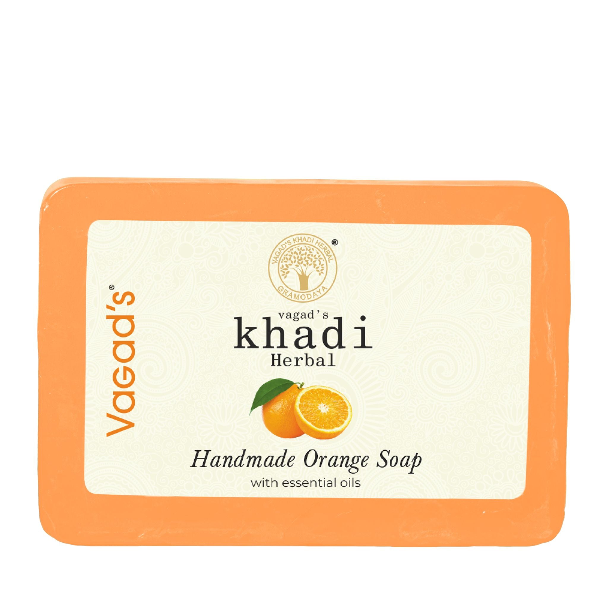 Khadi Orange Soap 125g - Bhavnagar Deodap