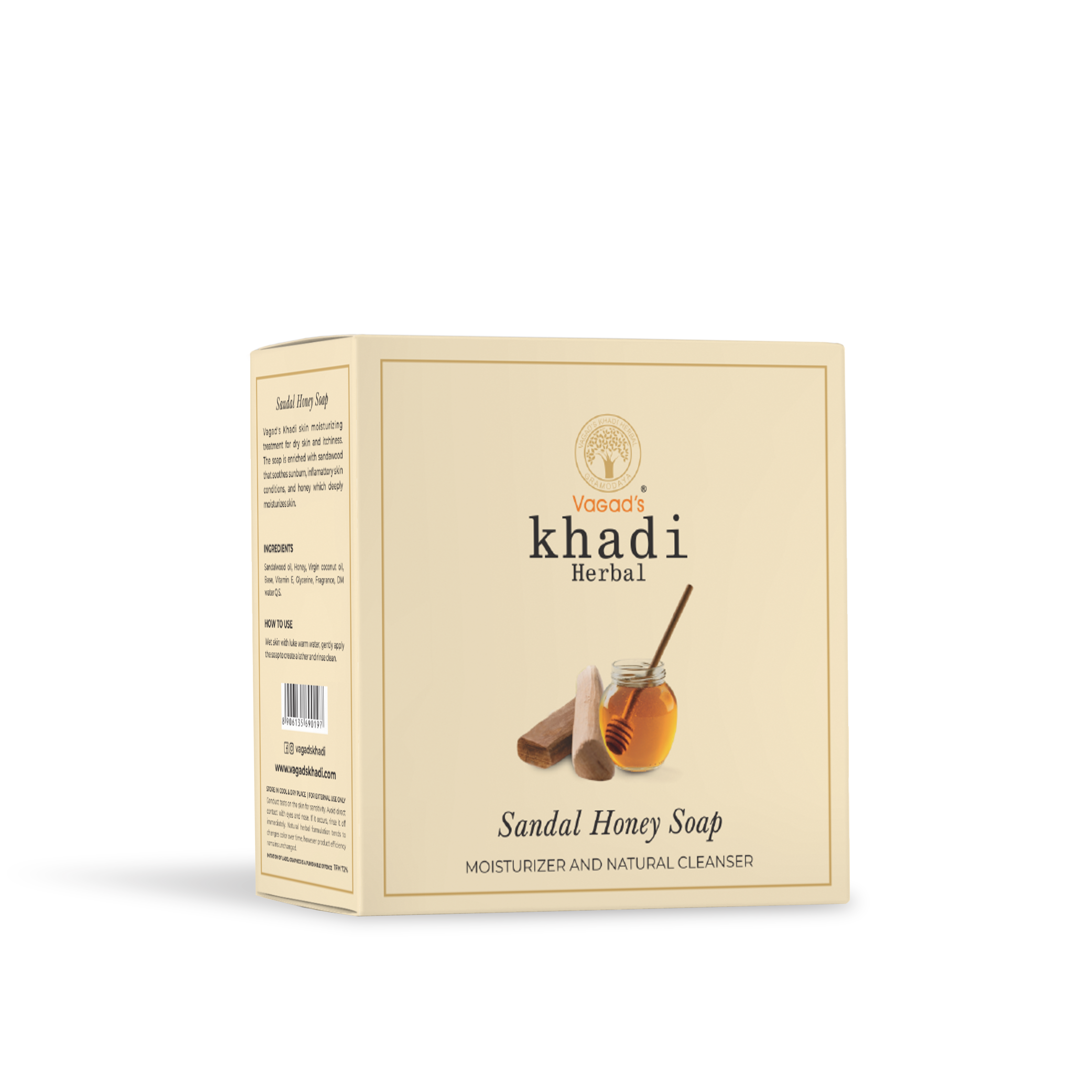 Sandal & Honey Soap 100g - Bhavnagar Deodap