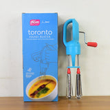 Supermom High-Speed Manual Hand Beater with Dual Stainless Steel Whisks (1 Pc)