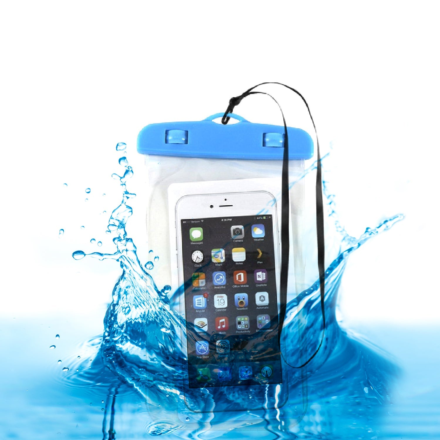 Mobile Waterproof Sealed Transparent Plastic Bag / Pouch Cover for All Mobile Phones - Bhavnagar Deodap