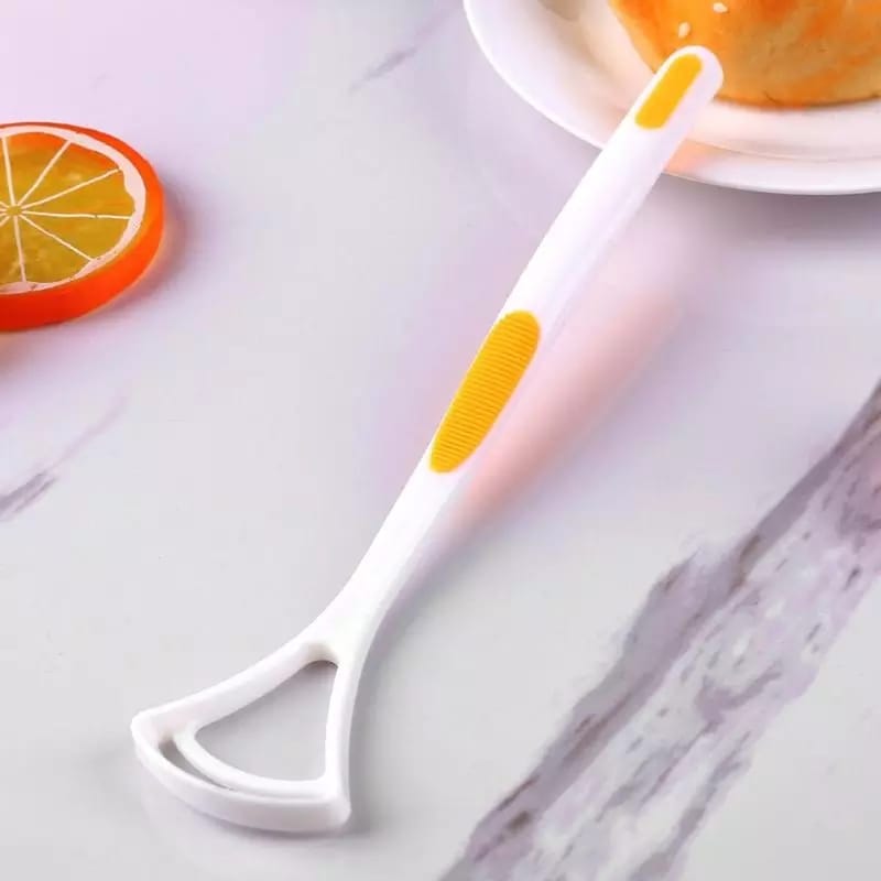 New Hot Away Hand Scraper Fashion Tongue Cleaner Brush with Silica Handle - Bhavnagar Deodap