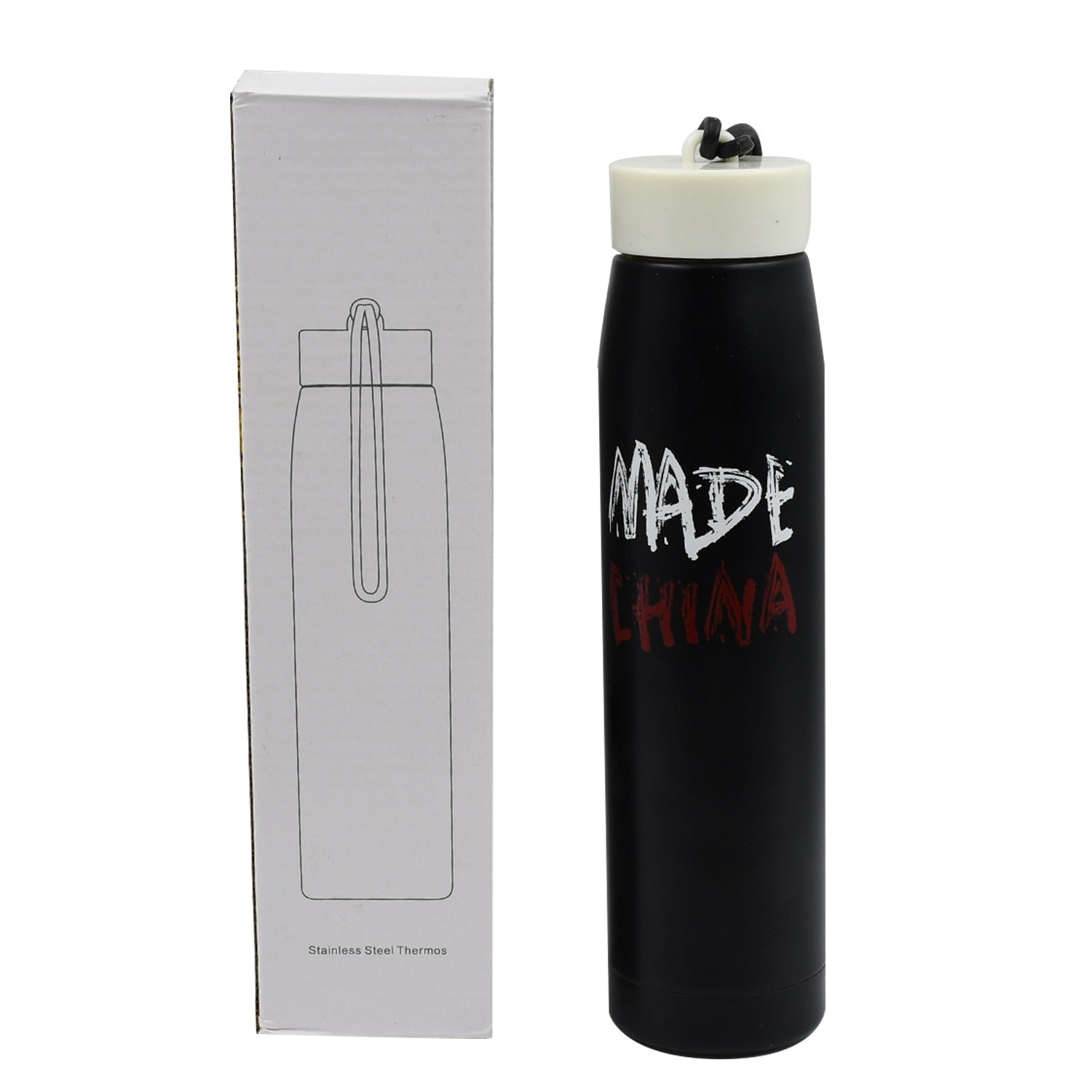 STEEL BOTTLE TRAVEL WATER BOTTLE 320ML FOR HOME , OFFICE & SCHOOL USE. - Bhavnagar Deodap