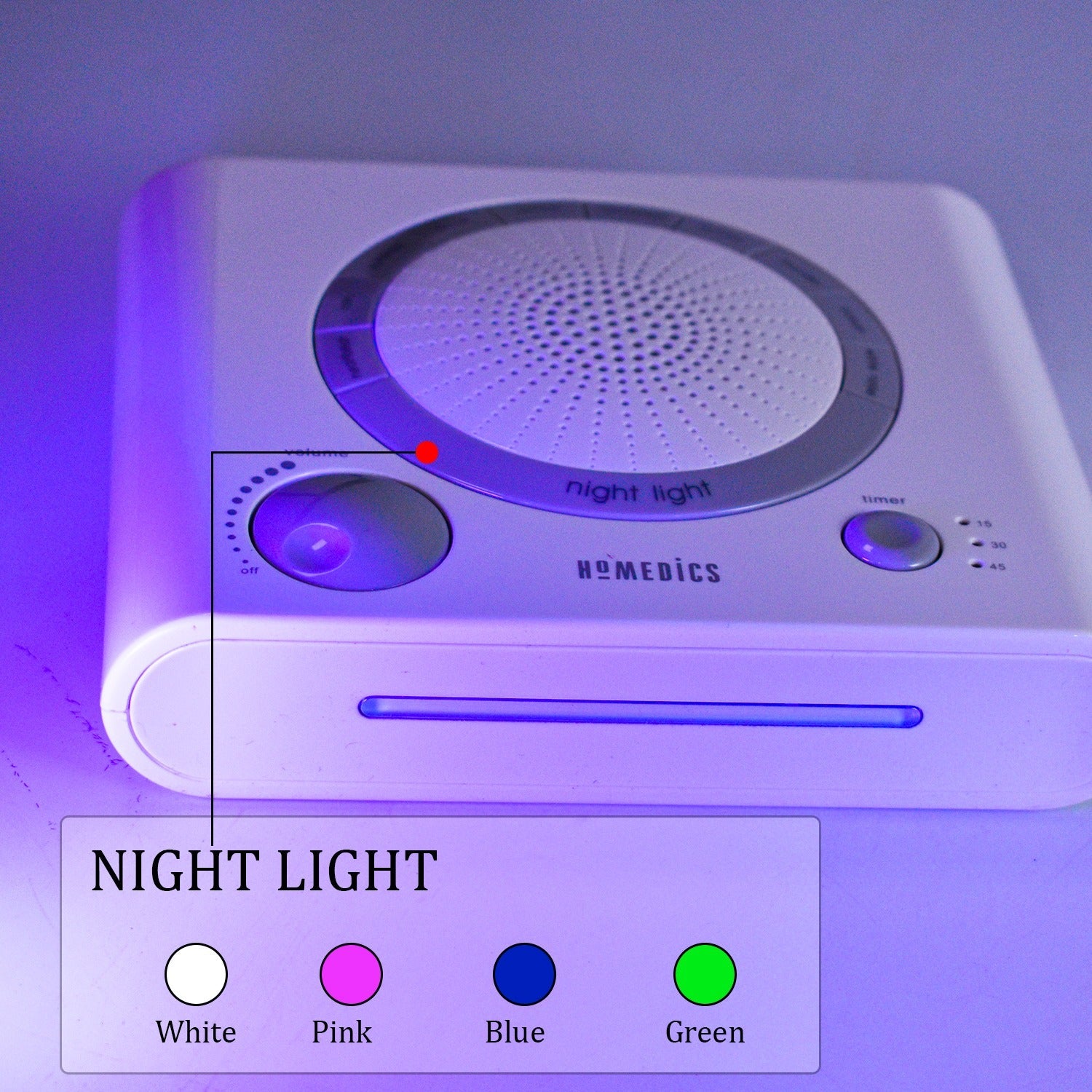 Sleep Therapy Noise Sound Therapy Machine with 8 High-Fidelity Soothing Sleeping , Anxiety , Stress Natural Sounds, Battery or Adaptor Charging Options, 3 Auto-Off Timer Option - Bhavnagar Deodap