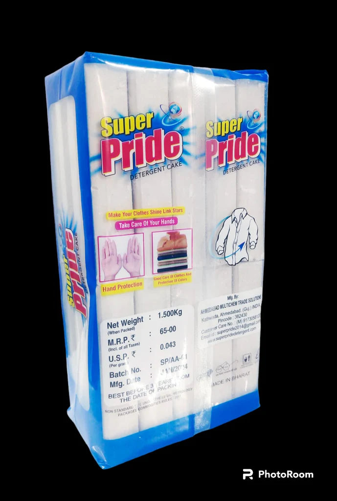 Super Pride DETERGENT CAKE(1.500GM) - Bhavnagar Deodap