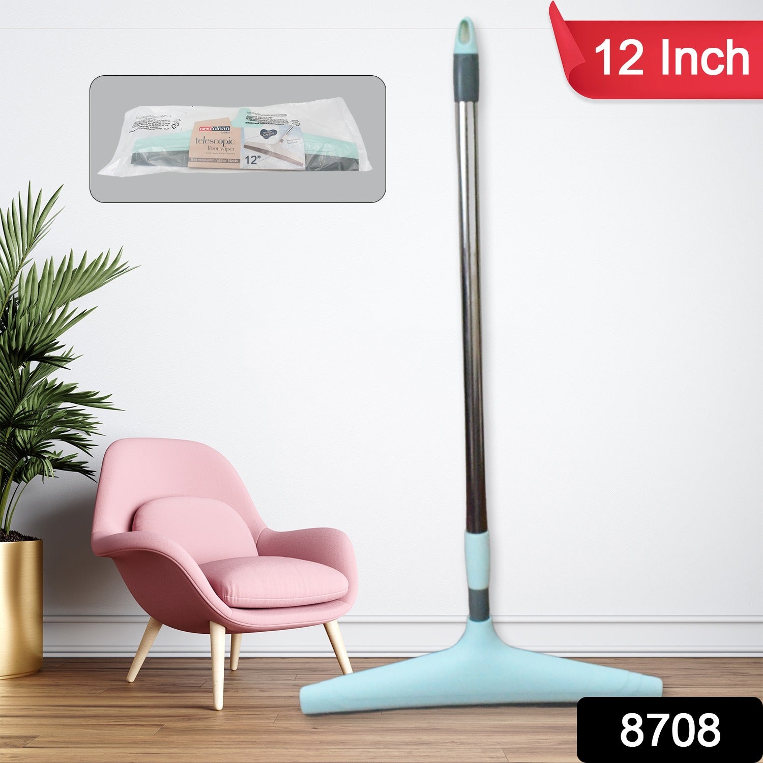 Ganesh Telescopic Bathroom Wiper 12 Inch (30 cm) - Bhavnagar Deodap