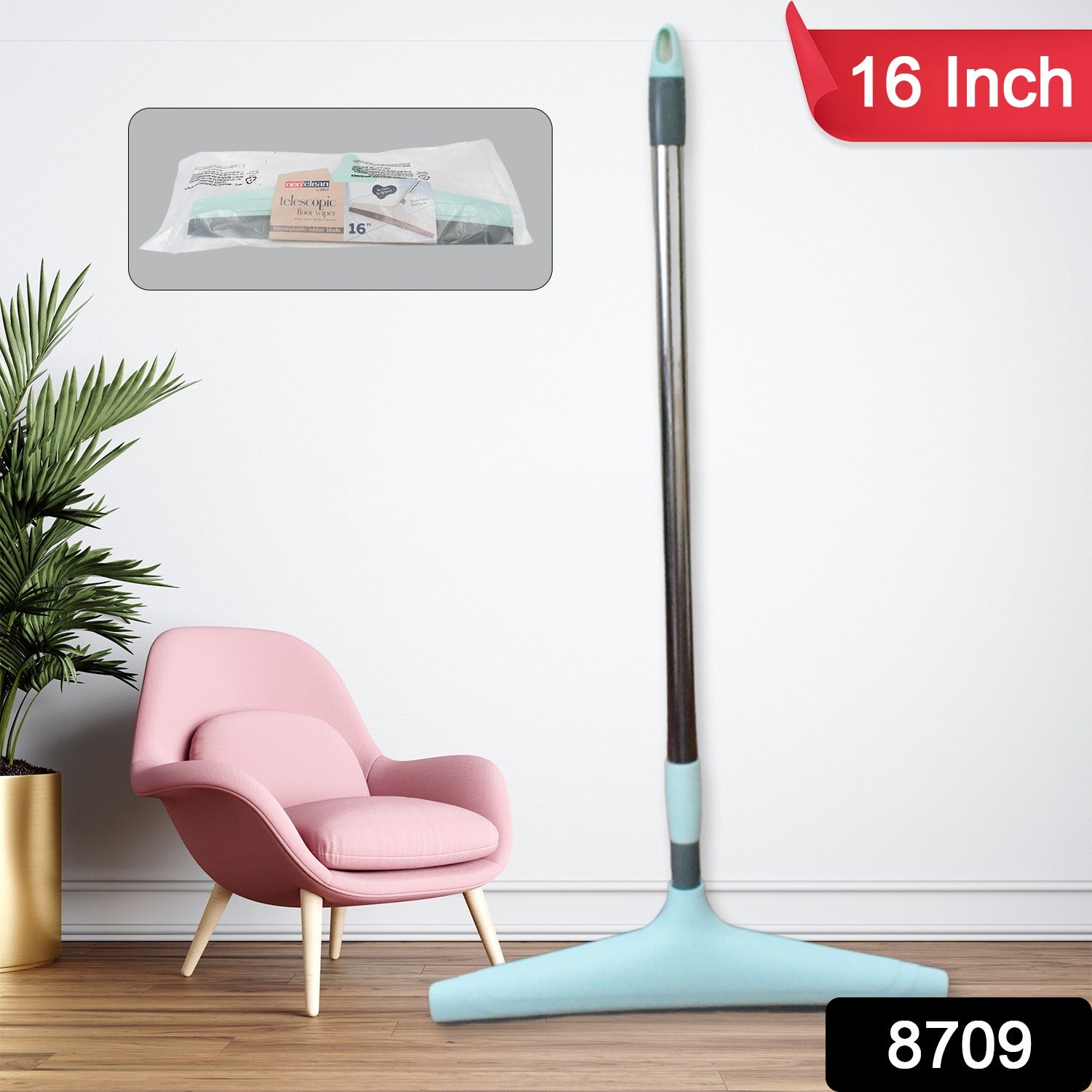 Ganesh Telescopic Floor Wiper 16 Inch (40 cm) - Bhavnagar Deodap