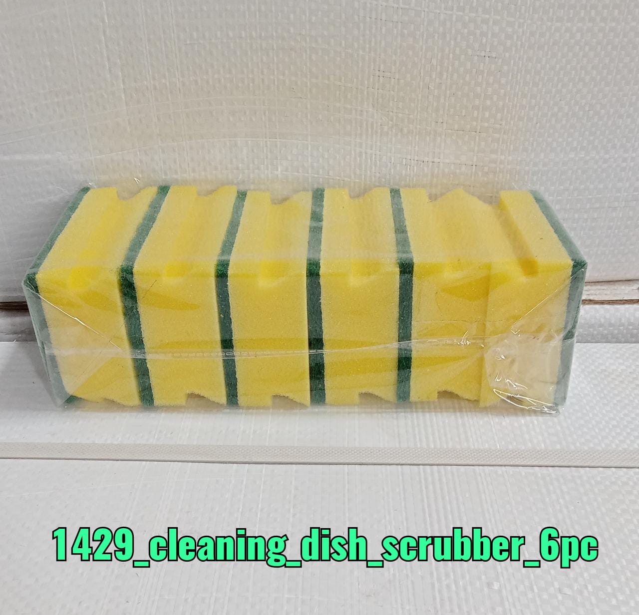 Scrub Sponge 2 in 1 PAD for Kitchen, Sink, Bathroom Cleaning Scrubber - Bhavnagar Deodap