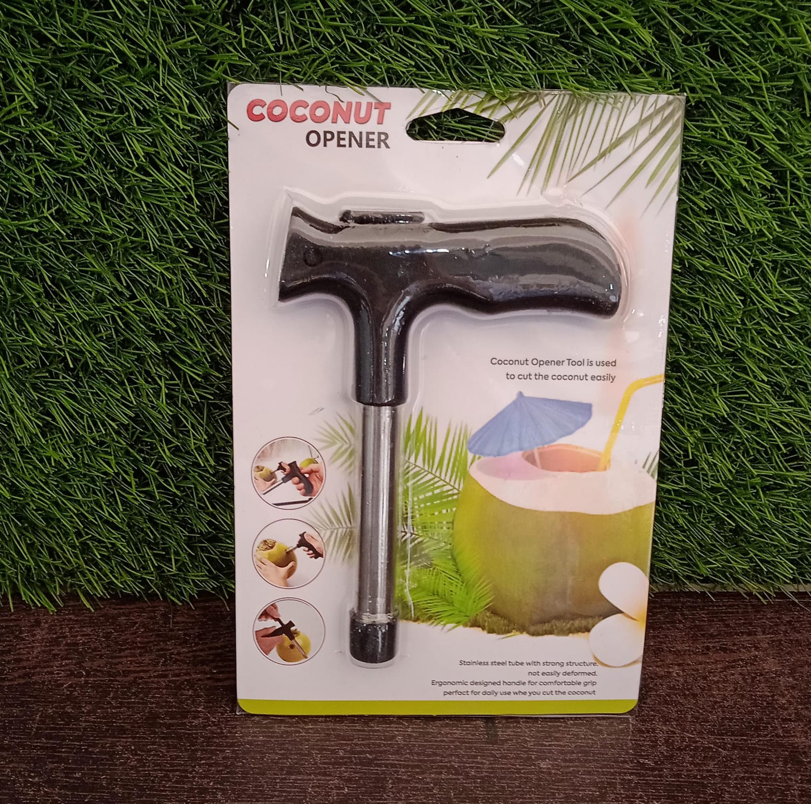 Premium Coconut Opener Tool / Driller with Comfortable Grip - Bhavnagar Deodap