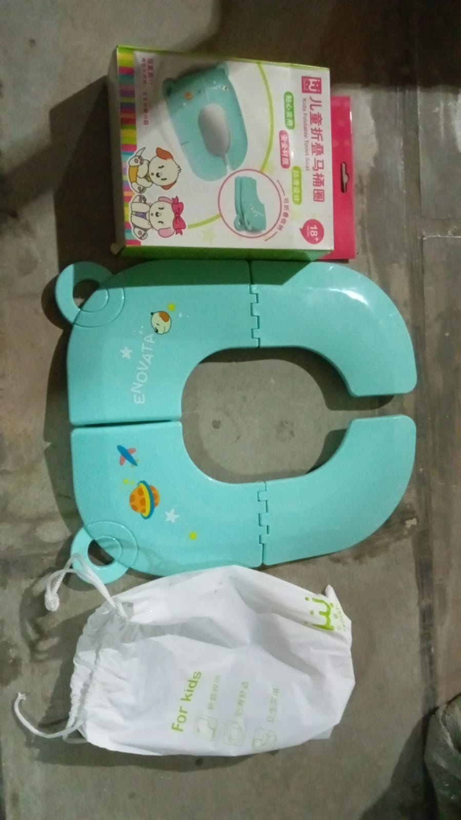 Portable Baby / Kids Toilet Seat Foldable Potty Seat (1 Pc) - Bhavnagar Deodap