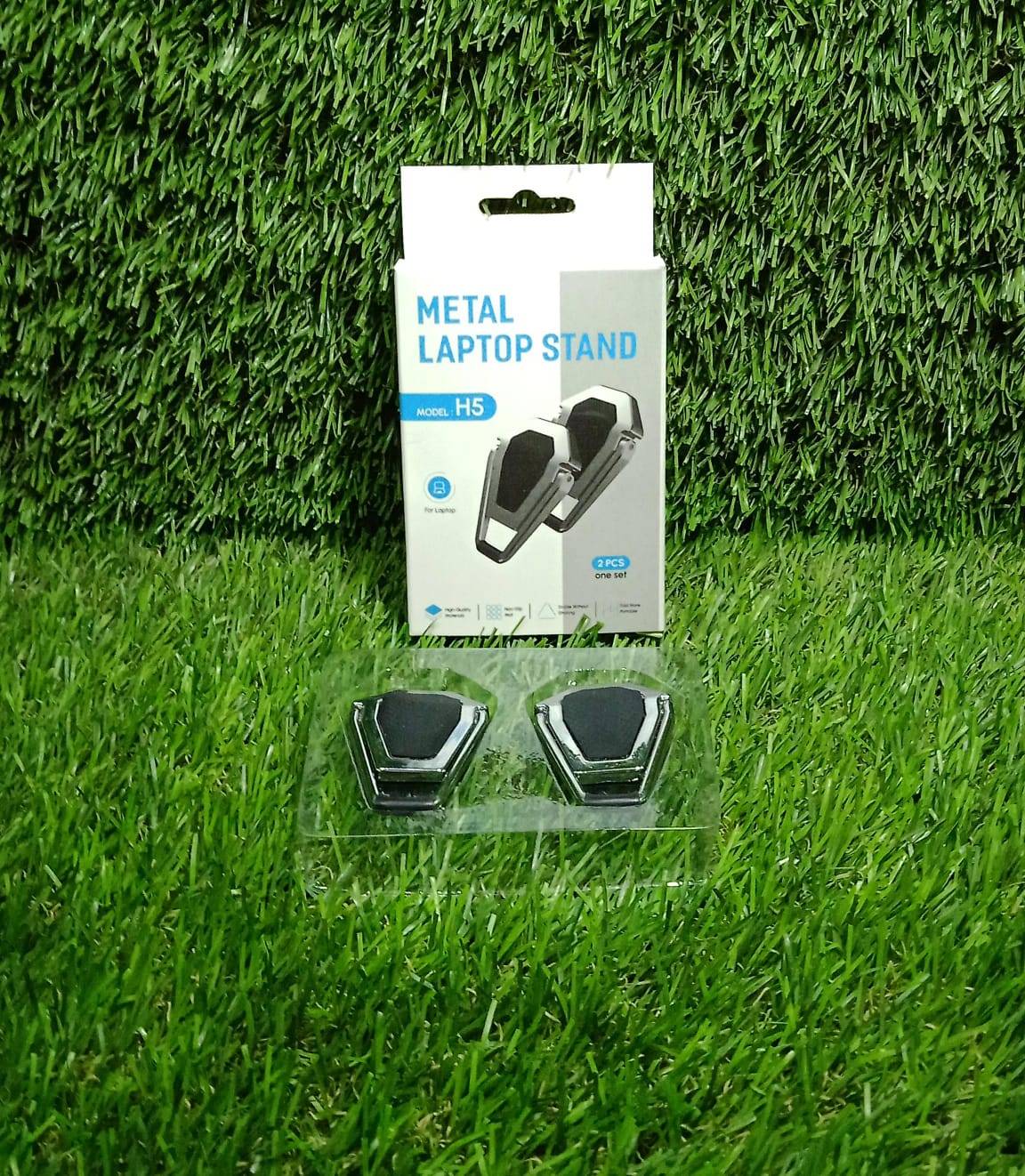 Mini Premium Metal Folding Portable Stand Compatible with Every Laptop, Keyboard and Tablet - Bhavnagar Deodap