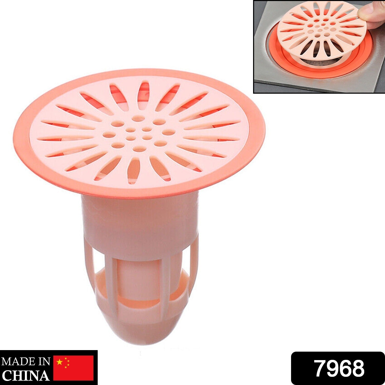 Deodorant Floor Drain Core Silicone Drain Stopper Insectproof Anti-Odor Hair Trap Plug Trap for Kitchen Bathroom Toilet - Bhavnagar Deodap