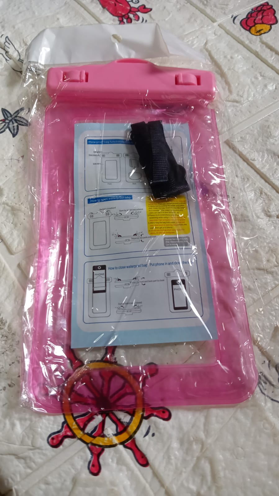 Mix Color Waterproof Pouch Lock Mobile Cover Under Water Mobile Case Waterproof Mobile Phone Case, Waist Bag, Underwater Bag for Smartphone iPhone, Swimming, Rain Cover Camping For all Mobile. - Bhavnagar Deodap