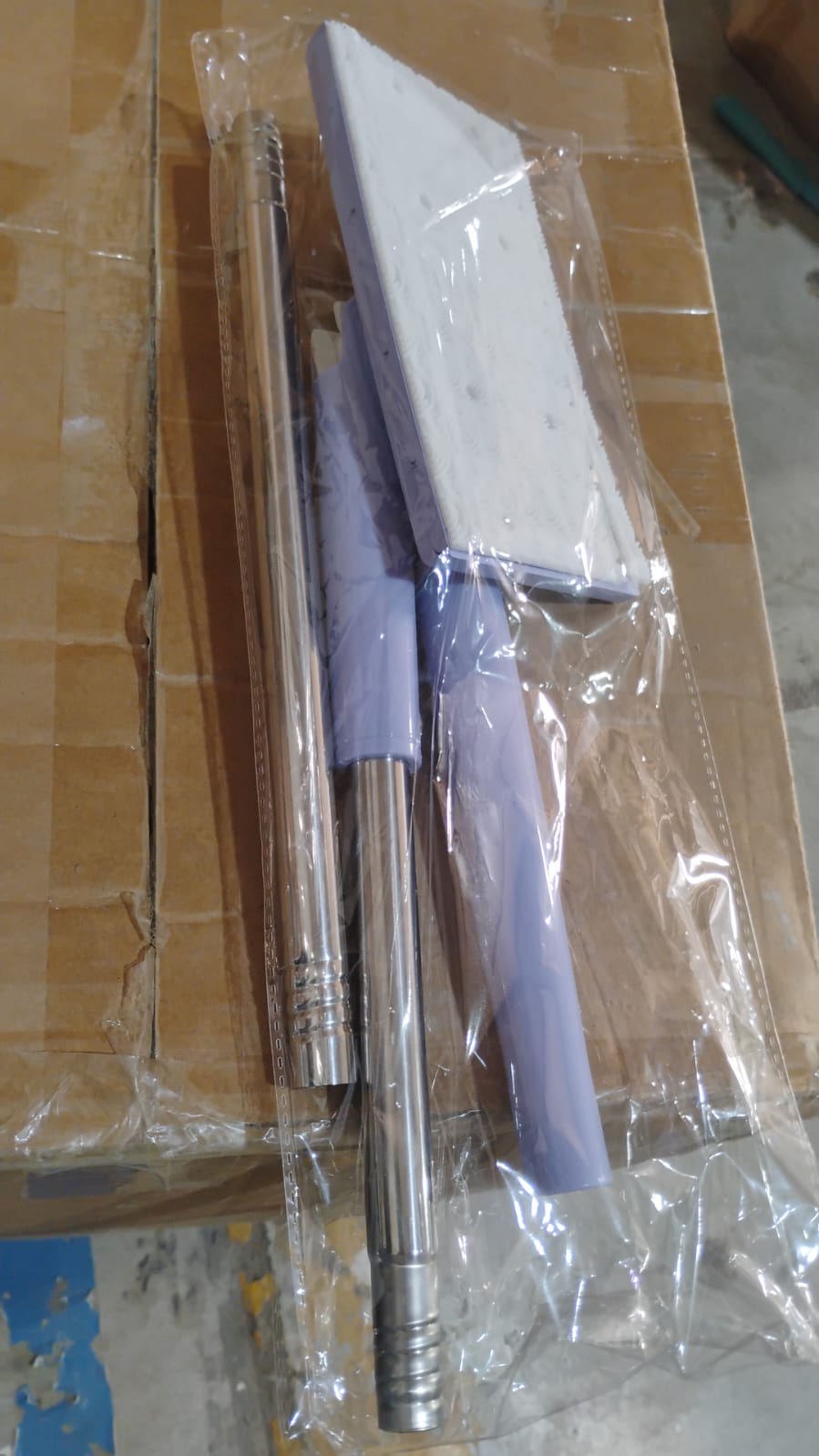 Automatic Cloth Changing Mini Mop with Push Pull Cloth Changing Handle (1 Pc) - Bhavnagar Deodap