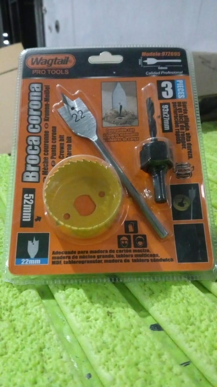 Door Lock Installation (22mmx150mm) Hole Saw Kit (1 Set) - Bhavnagar Deodap