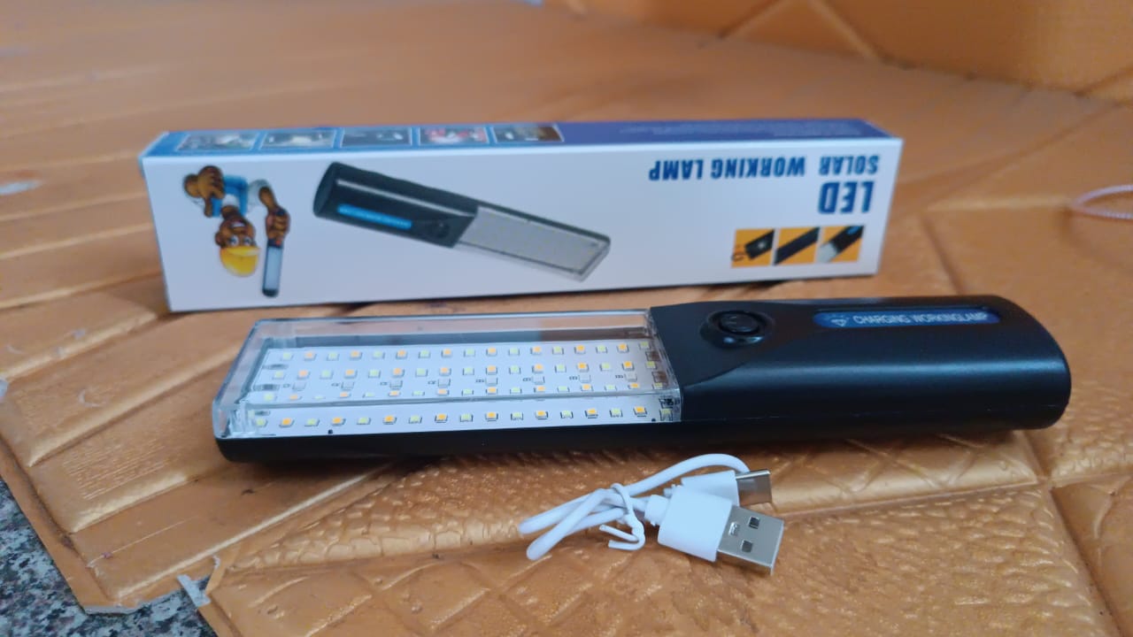 Portable Solar LED Lamp Light Emergency Work Light (1 Pc) - Bhavnagar Deodap