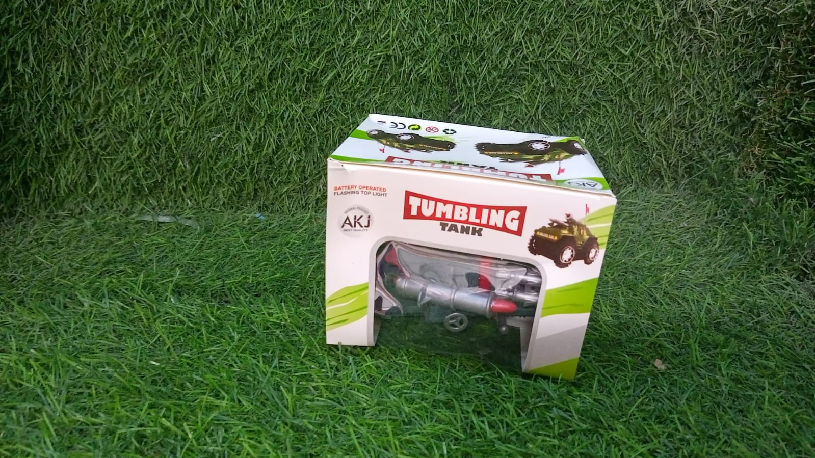 Children's Joy Tumbling Tank Toy Car - Bhavnagar Deodap