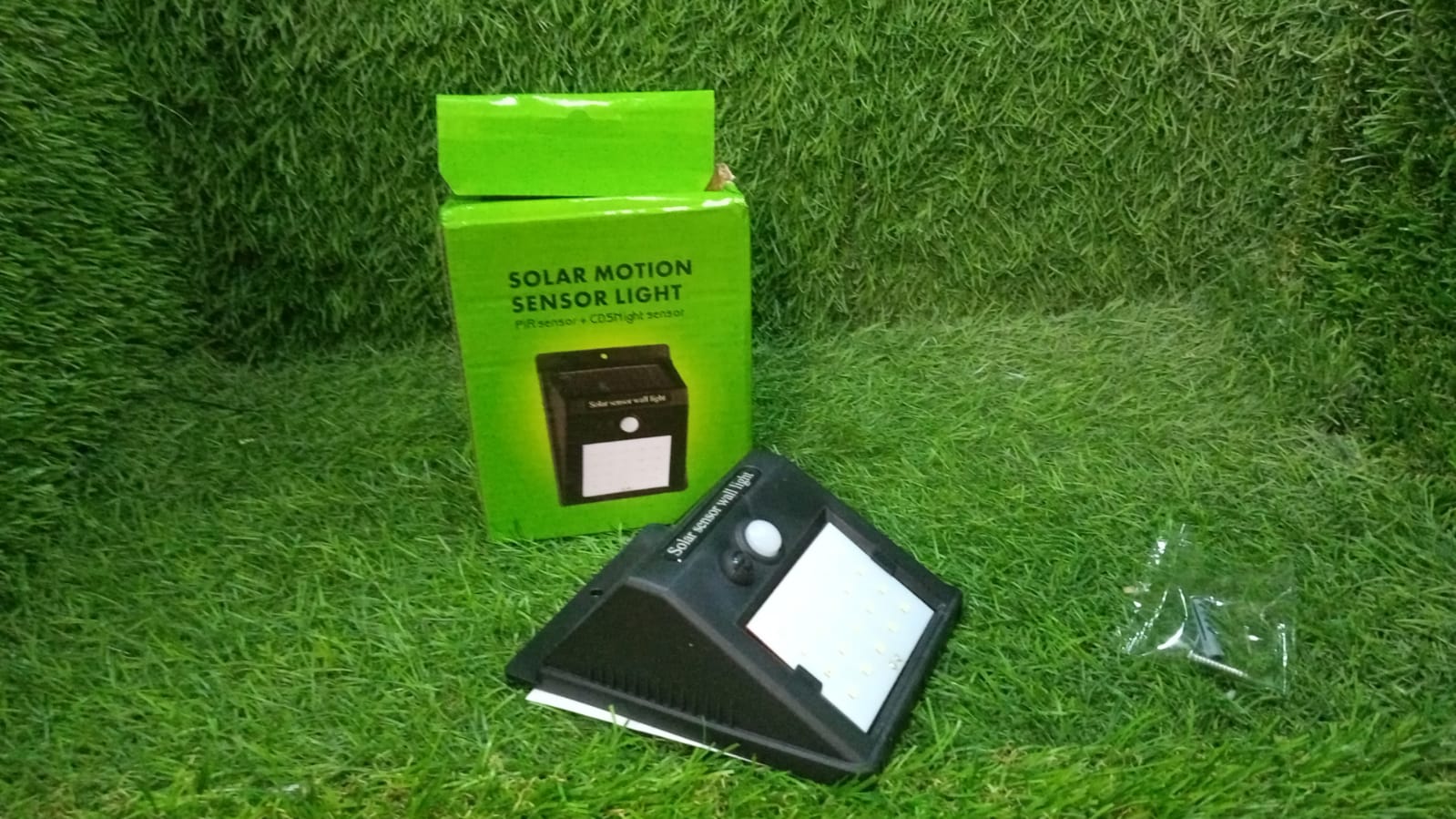 Solar Security LED Night Light for Home Outdoor / Garden Wall (Black) (30-LED Lights) - Bhavnagar Deodap