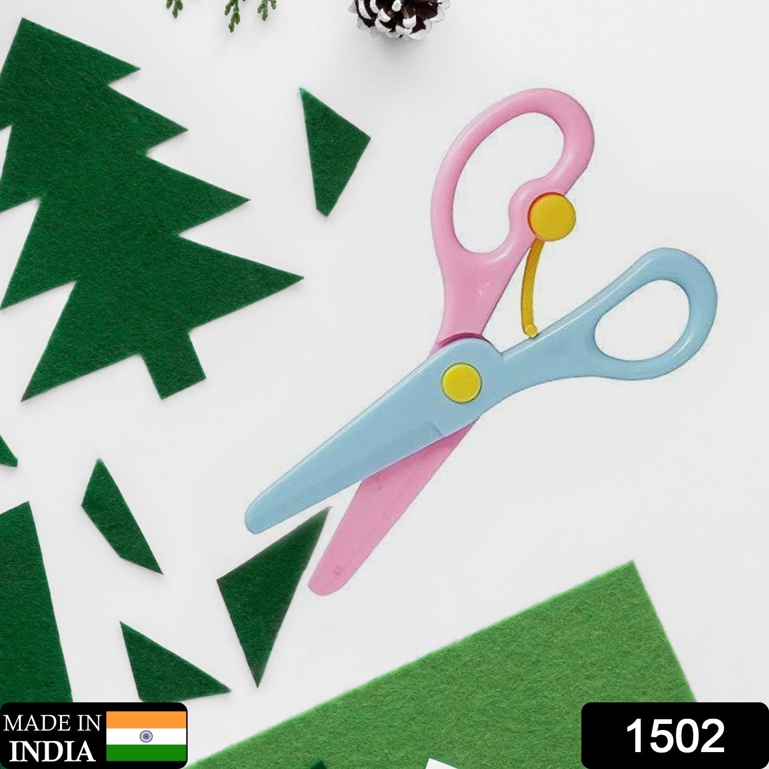 Plastic Safety Scissor, Pre-School Training Scissors. - Bhavnagar Deodap