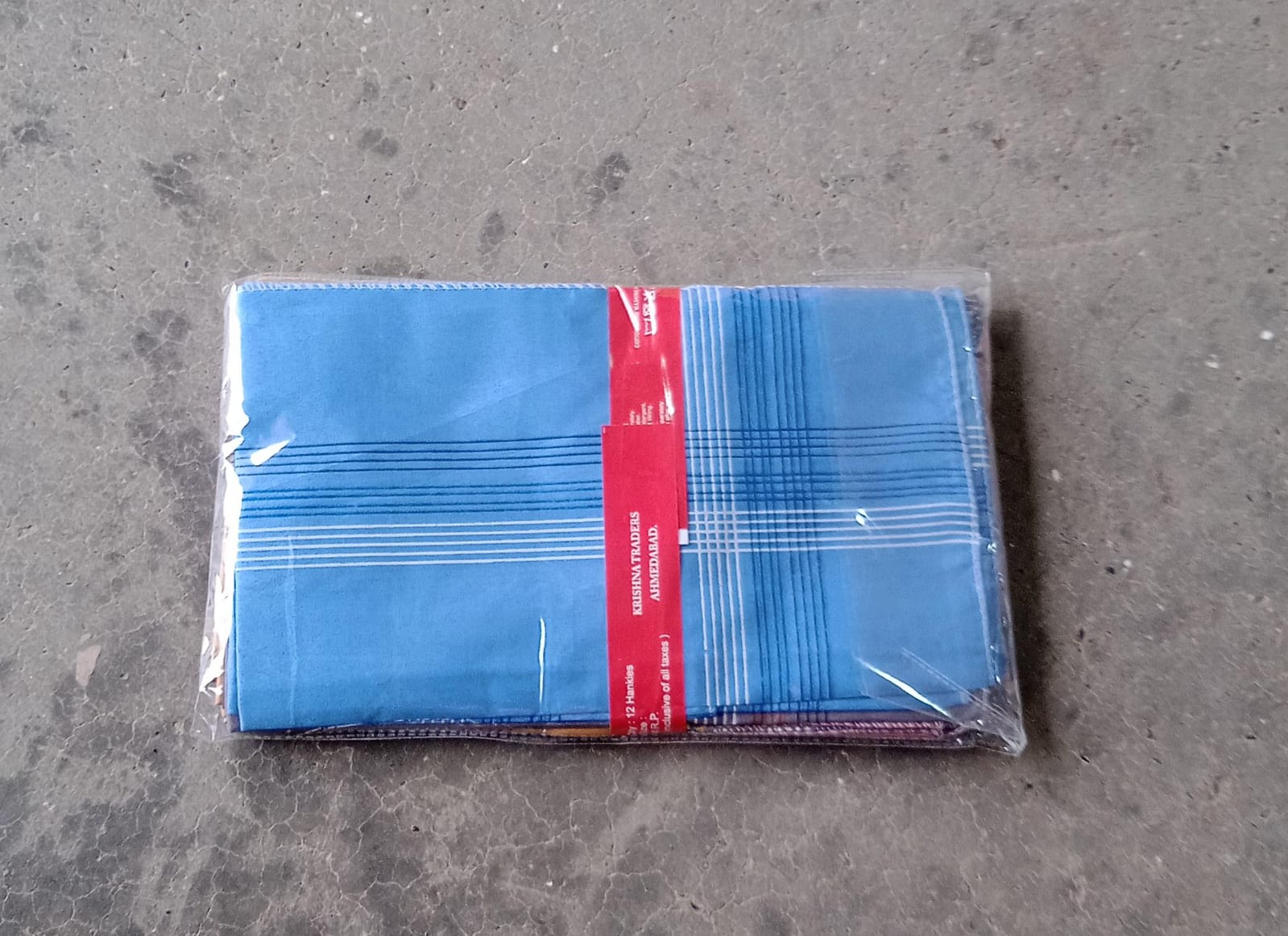 Men's King Size Formal Handkerchiefs for Office Use - Pack of 12 - Bhavnagar Deodap
