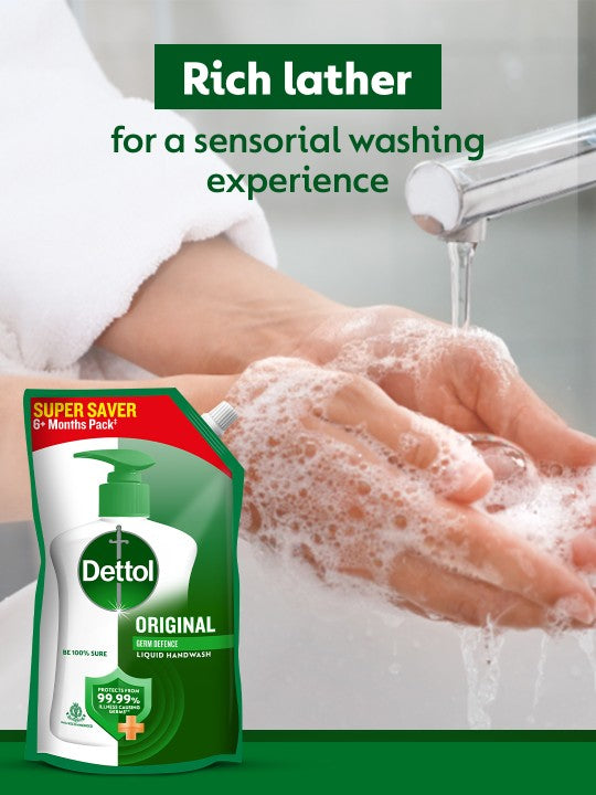 Dettol Original Liquid Hand Wash Refill Pouch - 675ml - Bhavnagar Deodap