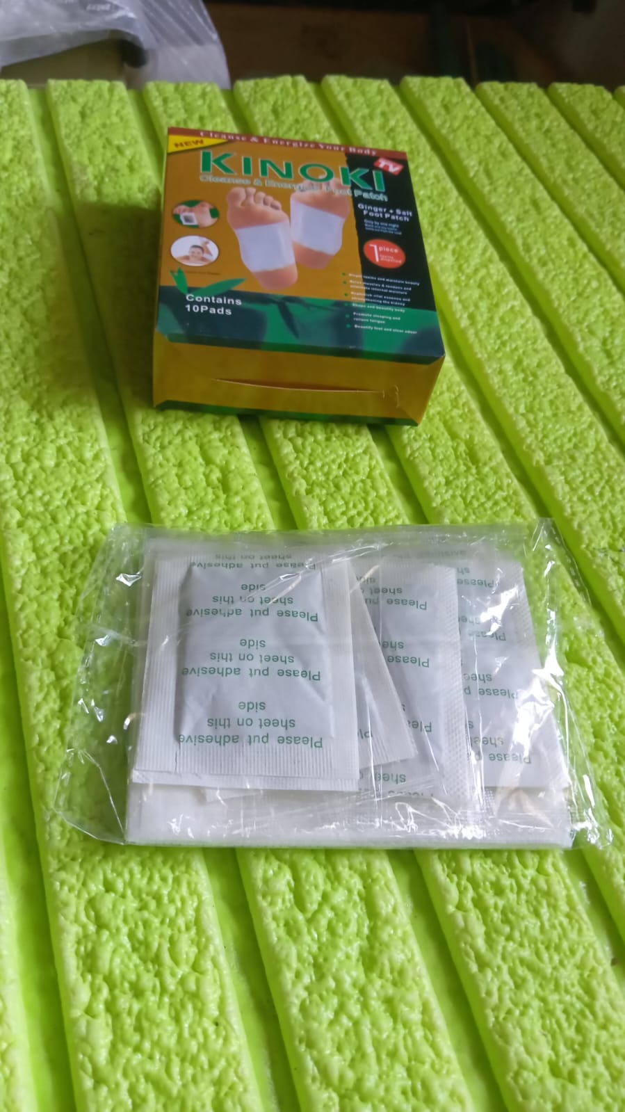 kinoki Cleansing Detox Foot Pads, Ginger & salt Foot Patch -10pcs (Free Size, White) - Bhavnagar Deodap