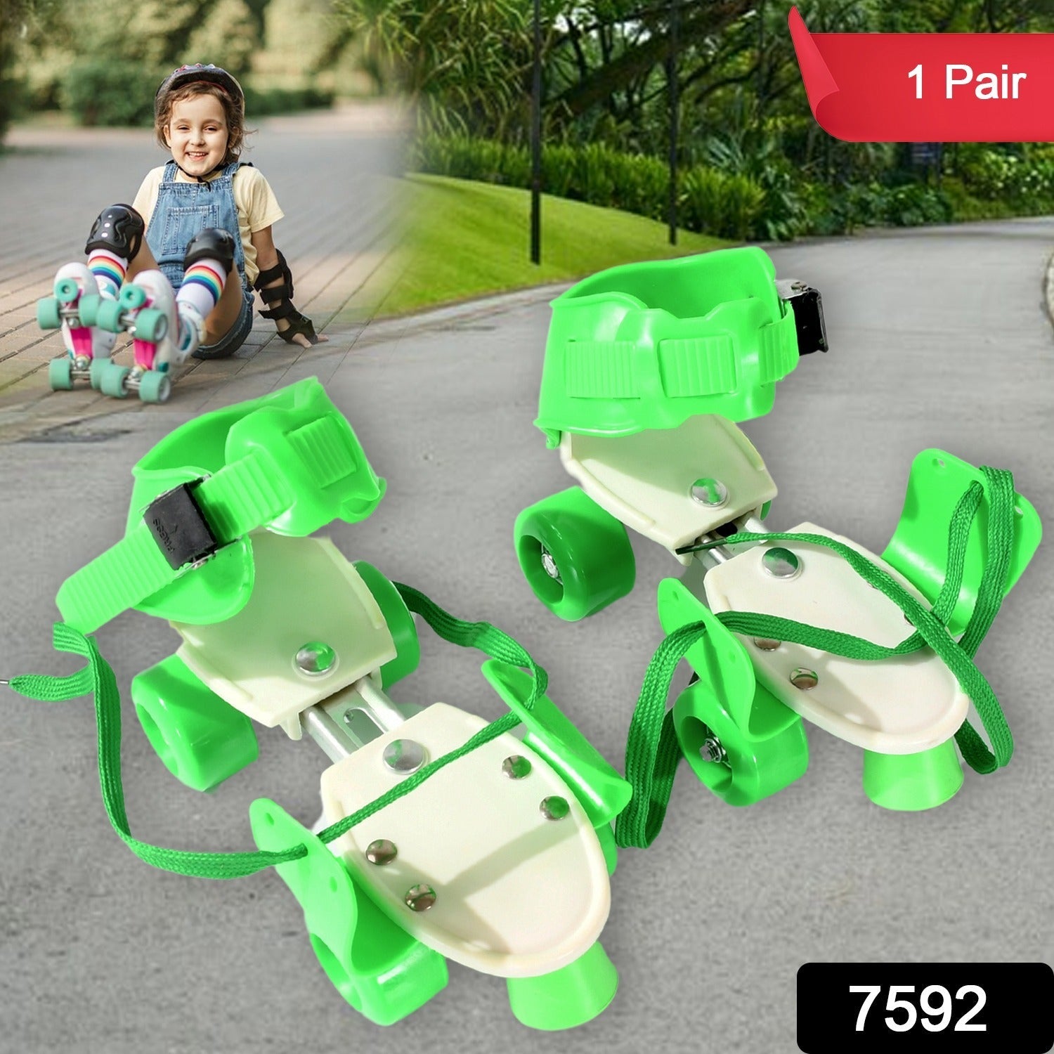 Roller Skates for Kids, Very Adjustable & Comfortable to Use / Roller Skate, Skating / (Pair of 1)  - Bhavnagar Deodap