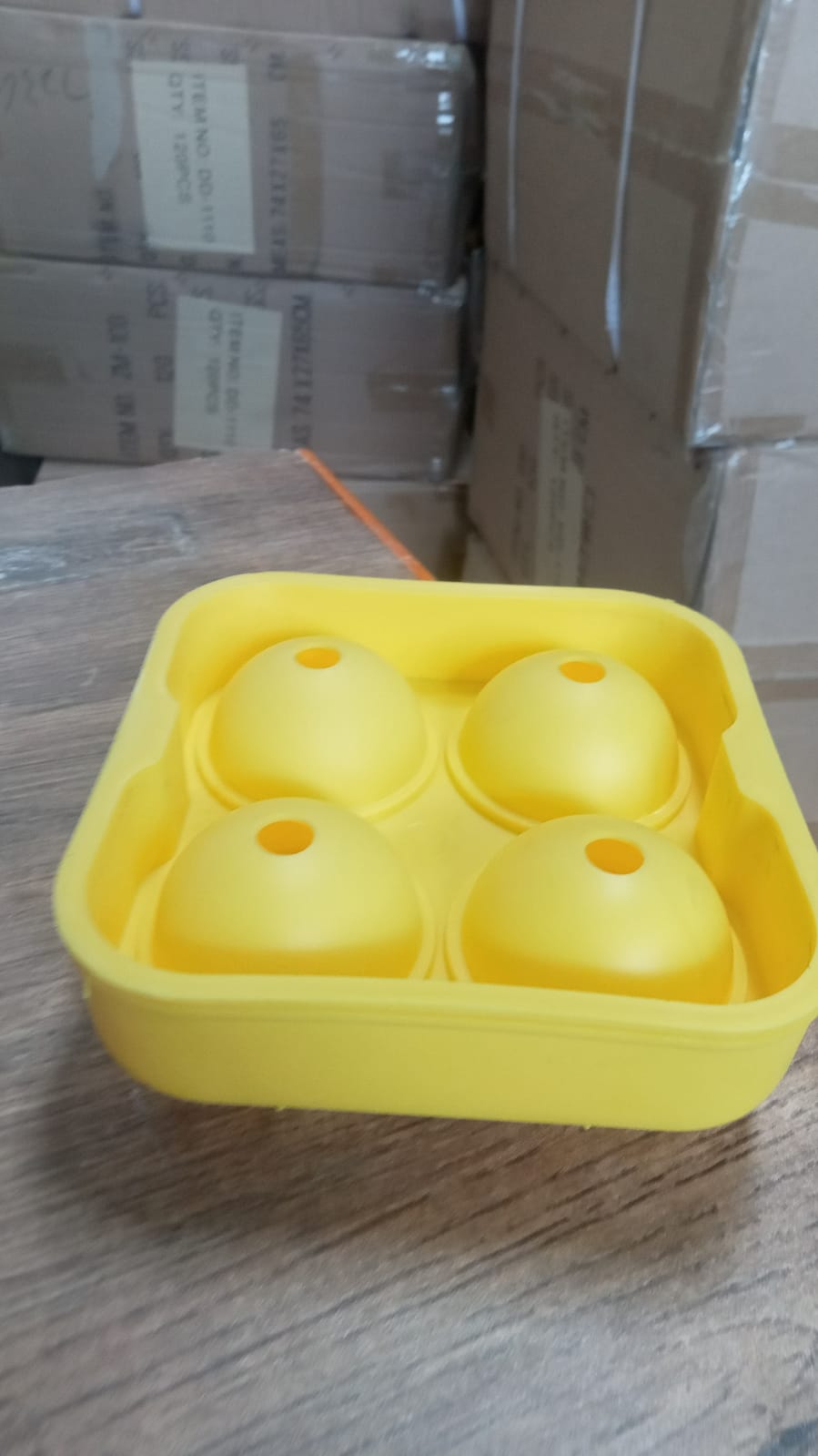 Ice Trays for Freezer Whiskey Ice Cube Plastic Ball Maker Mold Sphere Mould 4 Holes New Ice Balls Party Brick Round Tray Bar Tool ice for Whiskey - Bhavnagar Deodap