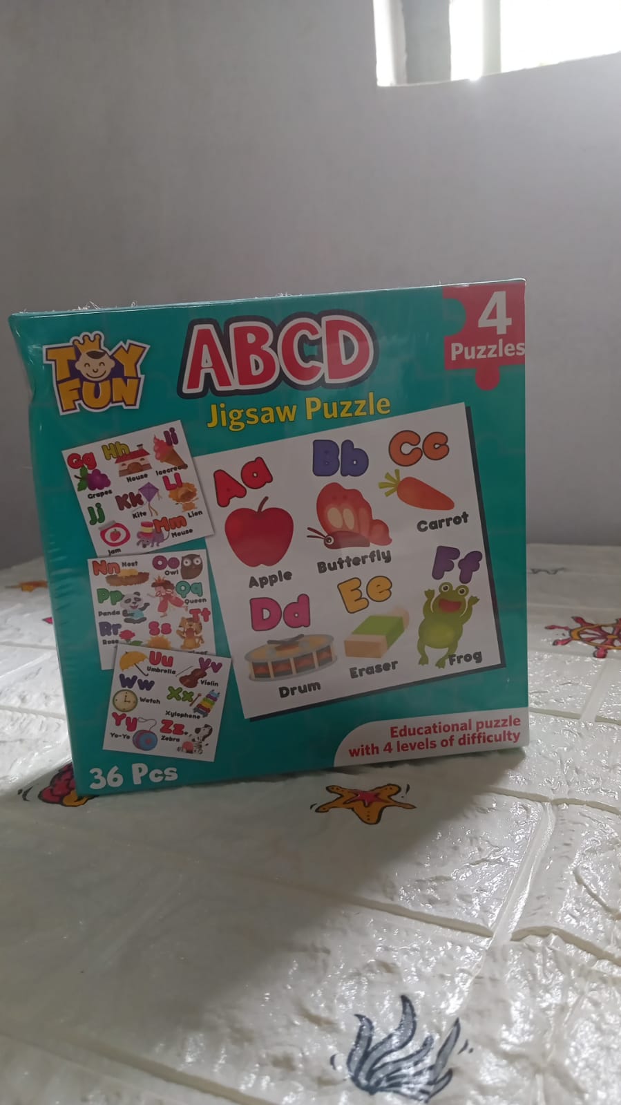 Learning Abcd JigaSaw Toy Puzzle For Children (4 Puzzles Pack) - Bhavnagar Deodap