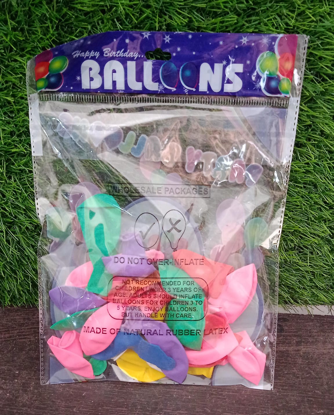 Balloons Kinds of Latex Balloons for Birthday / Anniversary / Valentine's / Wedding / Engagement Party Decoration Birthday Decoration Items for Kids Multicolor (24 Pcs Set) - Bhavnagar Deodap