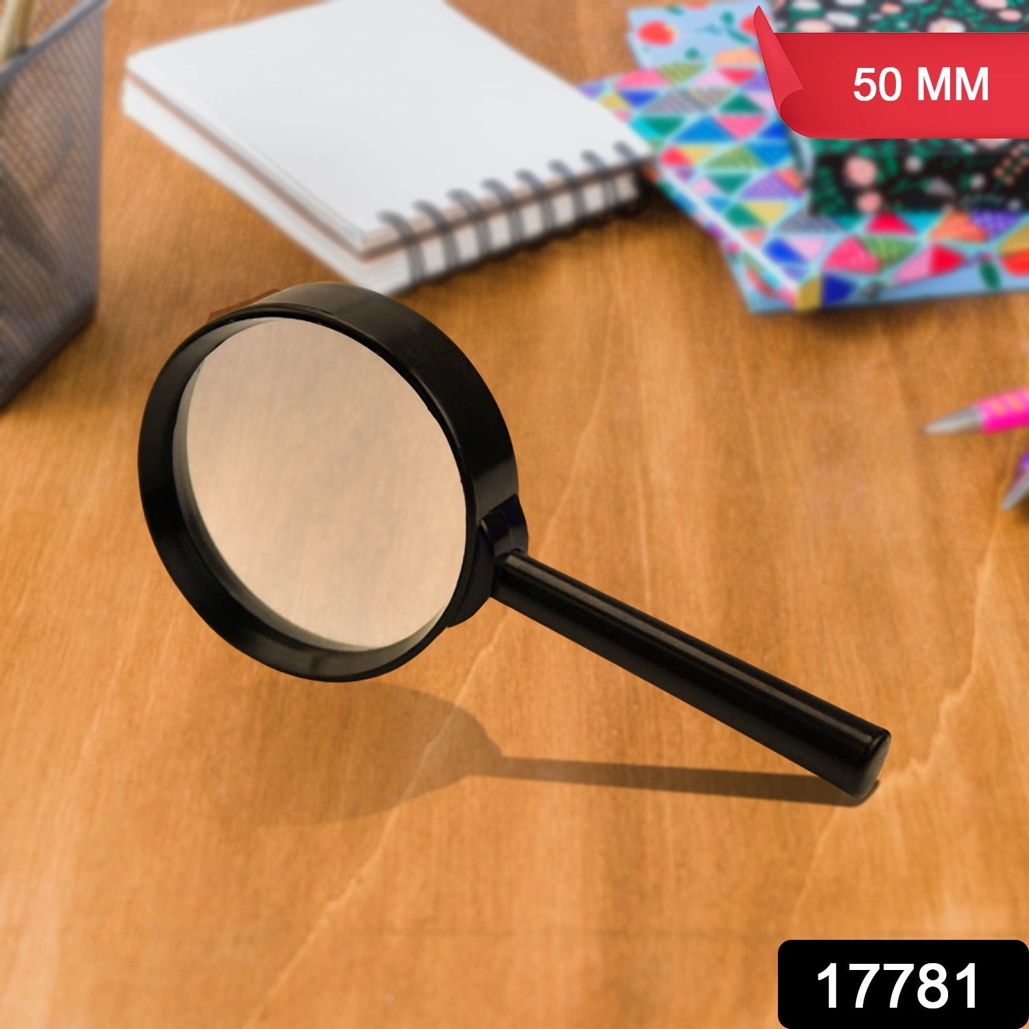 Magnifying glass Lens - reading aid made of glass - real glass magnifying glass that can be used on both sides - glass breakage-proof magnifying glass, Protect Eyes, 50 mm - Bhavnagar Deodap